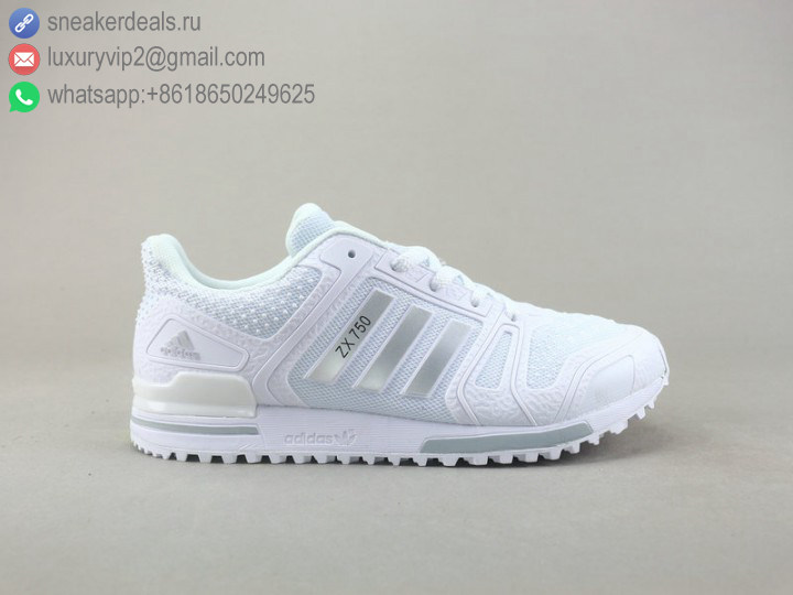 ADIDAS ZX750 WHITE SILVER KPU UNISEX RUNNING SHOES